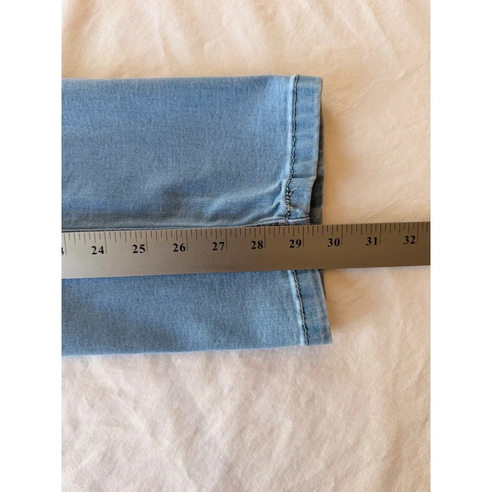 Truth‎ Substance Common Sense Slim Straight Jeans 36x30 Light Wash Blue Stretch